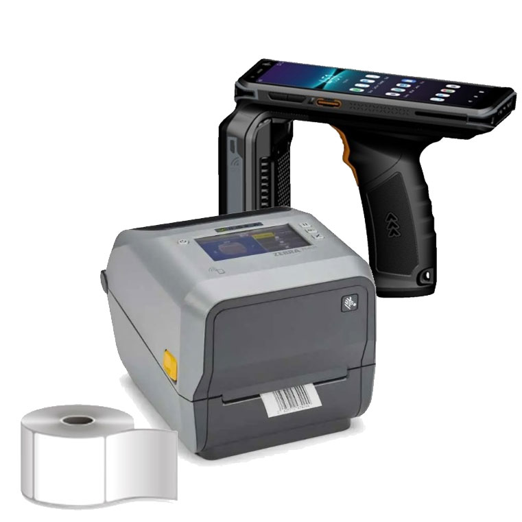 Complete RFID-oplossing voor juweliers: Zebra ZD621R-printer, RFID-handterminal, software en labels