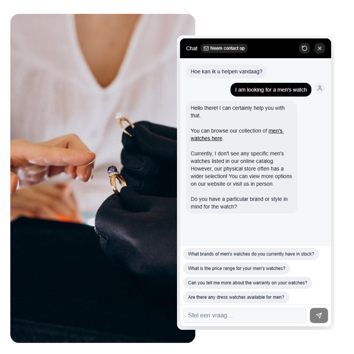 Jeweller chatbot